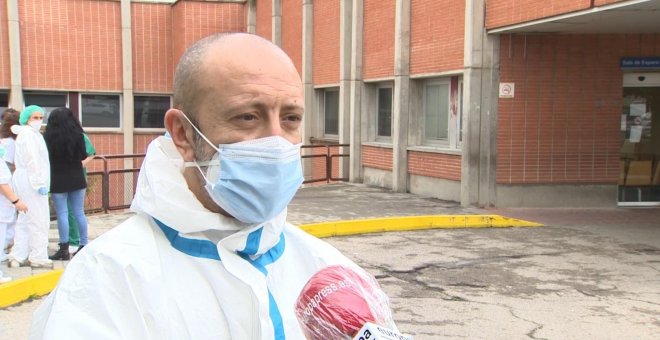 Enfermero del Severo Ochoa: "Hemos hecho este homenaje para él"