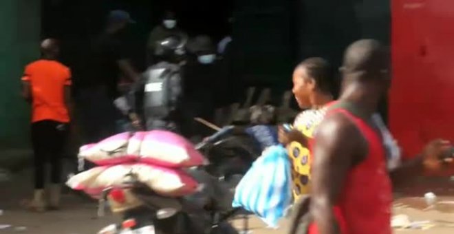 Tensión en las calles de Monrovia con la cuarentena por COVID-19 en ciernes