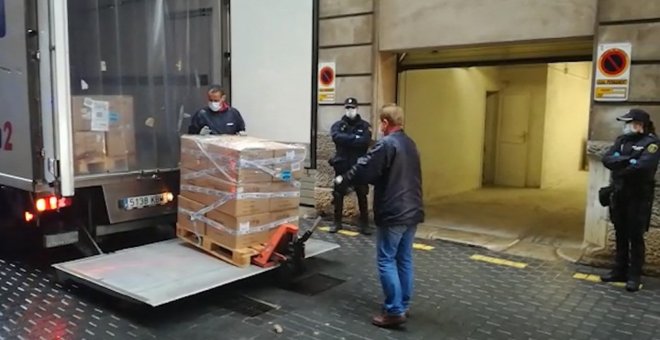 Baleares recibe 256.000 mascarillas para repartirlas entre los trabajadores