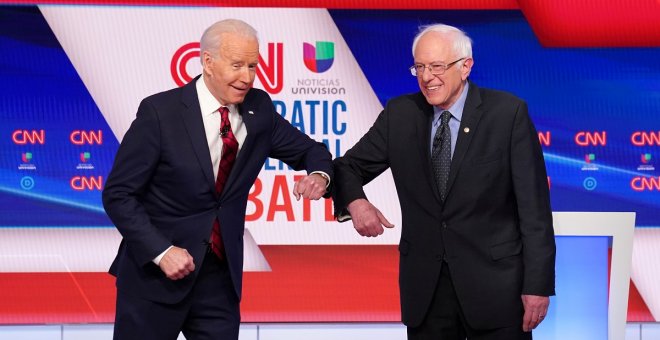 Biden y Sanders cierran filas en torno a la unión del Partido Demócrata para derrotar a Trump