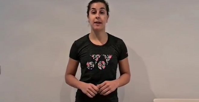 Carolina Marín inicia una campaña solidaria para los sanitarios de Huelva