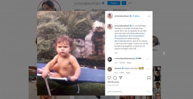 Victoria Beckham cumple años e invita a todos sus seguidores a la fiesta