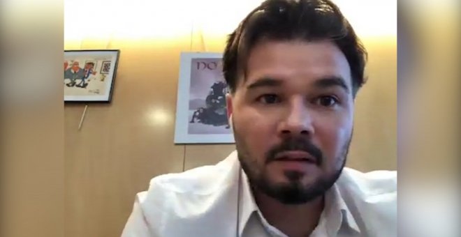 Rufián: "Ha faltado consenso y comunicar algunas medidas"