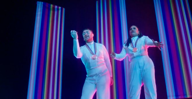 Sam Smith y Demi Lovato triunfan en las Olimpiadas del amor con 'I´m ready'