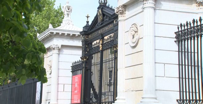 La Biblioteca Nacional, sin turistas durante el confinamiento