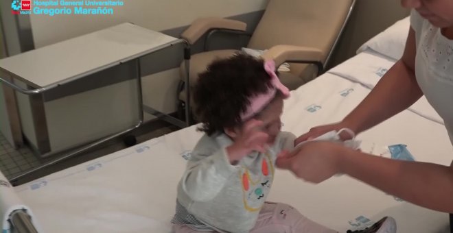 El Hospital Gregorio Marañón da el alta a una niña a la que se realizó un transplante cardiaco
