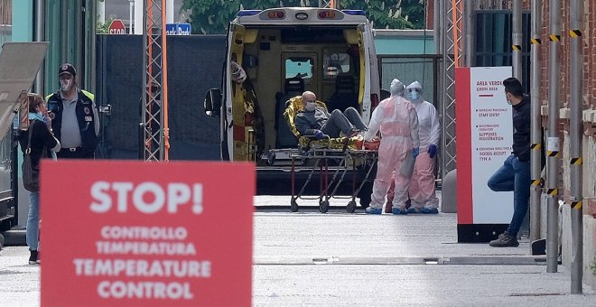 Fallecen 433 personas por coronavirus en Italia, la cifra más baja de la semana