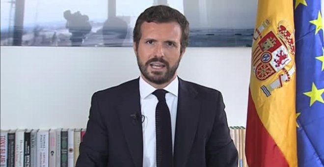 Casado reclama la creación de una comisión en el Congreso para debatir la reconstrucción