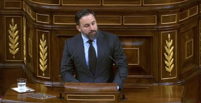 Abascal: "No le daremos nuestro voto porque se han convertido en un peligro para la vida y las libertades de los españoles"