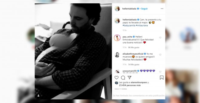 Elena Tablada y Javier Ungría dan la bienvenida a Camila