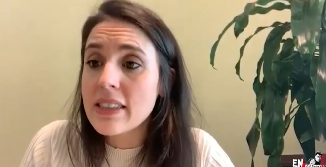 Irene Montero: "Esta crisis pone al desnudo cuestiones sobre las que el feminismo lleva reflexionando mucho tiempo"