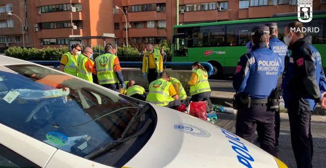 Herido grave un peatón atropellado en el túnel de Conde de Casal