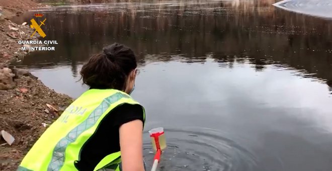 Guardia Civil detecta un vertido de residuos contaminados en Barcelona