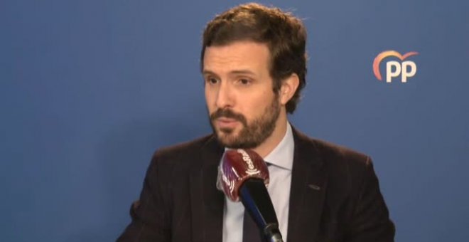 Casado: "Este Gobierno no tiene un plan, no hay nadie al volante"