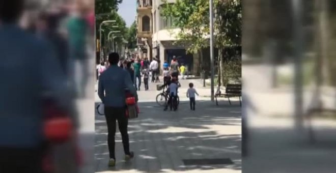 Aglomeraciones puntuales en el primer día de paseo con niños