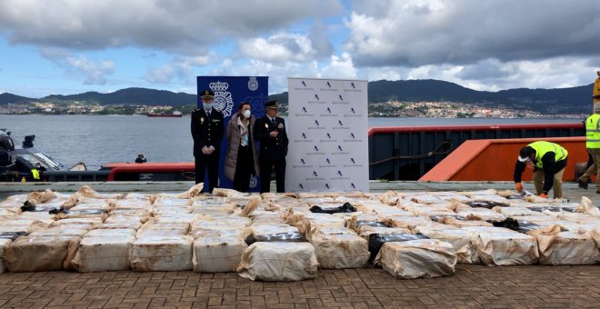 Intervenidas cuatro toneladas de cocaína en Vigo