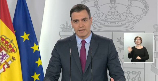 Rueda de prensa de Pedro Sánchez