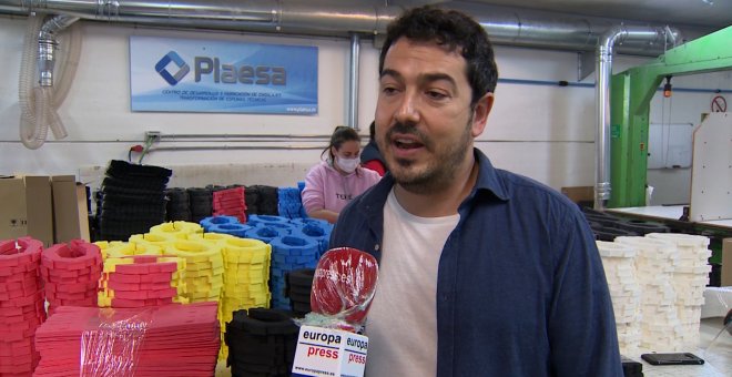 Plaesa fabrica cerca de 15.000 pantallas faciales de protección