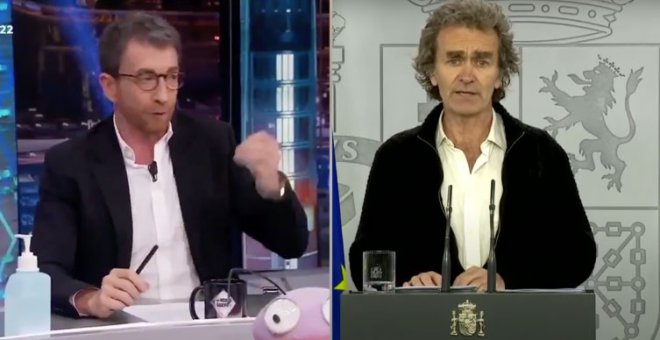 La explicación de Fernando Simón sobre las mascarillas que debería escuchar el "experto en pandemias" Pablo Motos