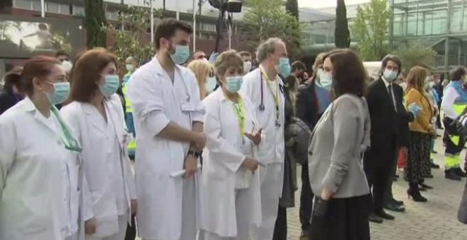 Emotivo cierre del hospital de campaña de Ifema