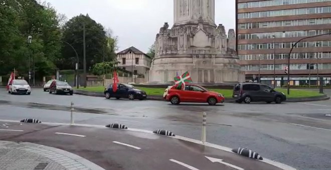 LAB celebra el 1 de Mayo con una caravana de coches, por el covi-19