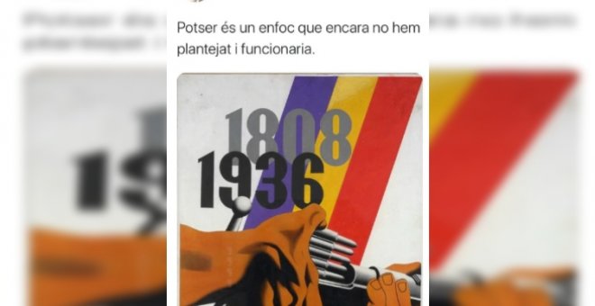 Un jefe de prensa del Govern publica un tuit en el que evoca a 1808 y 1936 como vía para la secesión