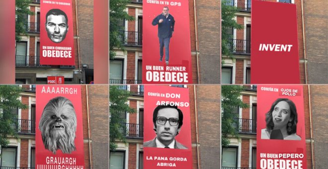 Humor contra mentiras: los memes más tronchantes del último bulo con un cartel falso en la sede del PSOE