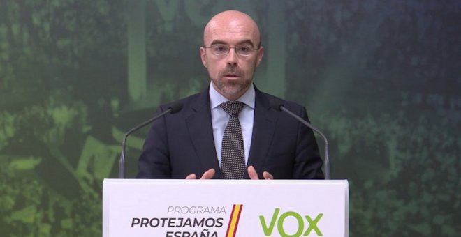 Vox reitera su rechazo al "chantaje" de la prórroga del estado de alarma