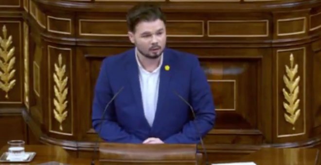 Cuando Rufián decía (hace menos de un mes) que "o paramos el país o no habrá país que levantar"