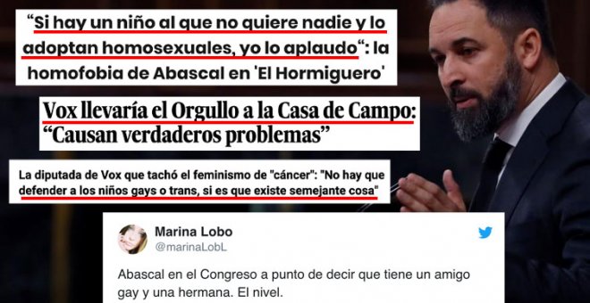 Abascal se vende como defensor de los derechos de los homosexuales y las redes sólo pueden reír