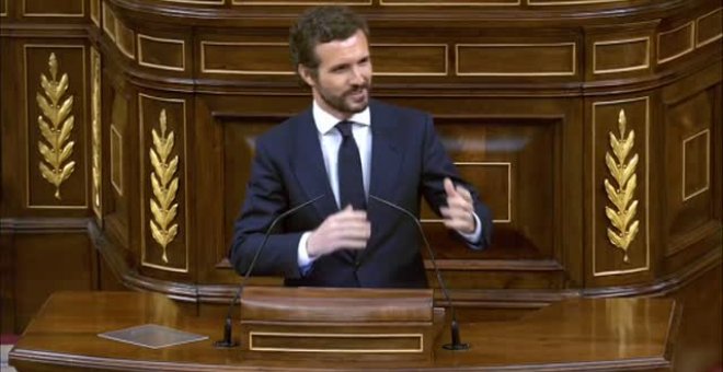 Casado a Sánchez: "Usted es el error absoluto"