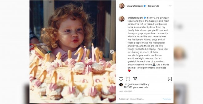 Chiara Ferragni cumple 33 años ¡Felicidades!