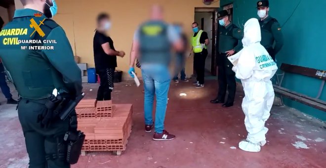 Desmantelan un punto de venta de droga en Llano de Brujas (Murcia)
