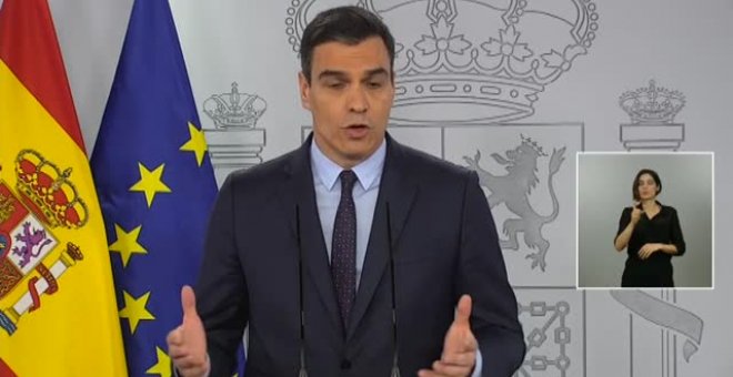 Sánchez pide "cautela y prudencia" a los ciudadanos de los territorios que el lunes entran en la Fase 1