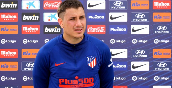 José María Giménez señala como estaba ansioso por volver a entrenar