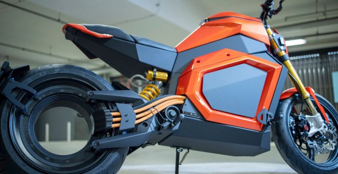 Así es la definitiva Verge TS, una motocicleta eléctrica con el motor embebido en la rueda