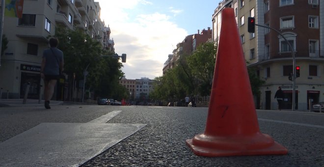 Las calles de Madrid se vuelven a llenar de corredores a primera hora