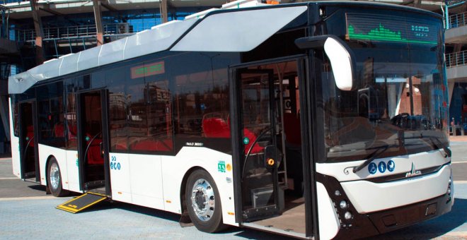 MAZ presenta un autobús eléctrico urbano de 12 metros barato y de bajo coste de operación