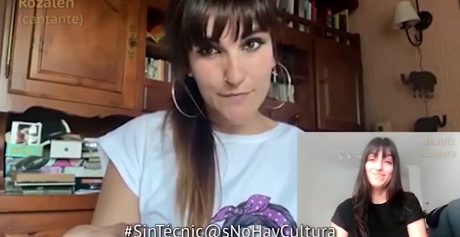 Artistas españoles reivindican el lema: "Sin técnicos no hay cultura"