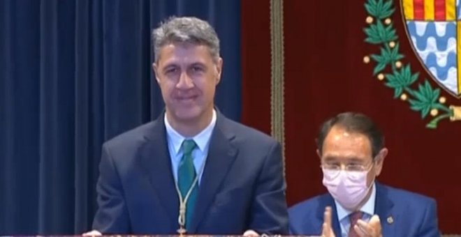 Xavier García Albiol se emociona al jurar el cargo