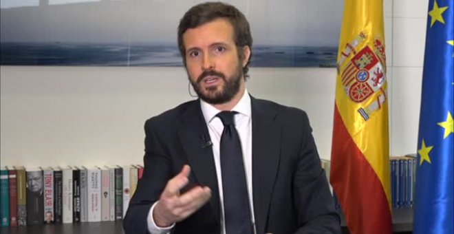 Pablo Casado: "Ante un rebrote no podemos volver a parar la economía, España debe convivir con el virus"