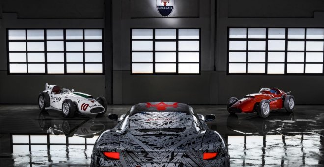 Maserati rinde homenaje a Stirling Moss con un prototipo del MC20, su próximo superdeportivo