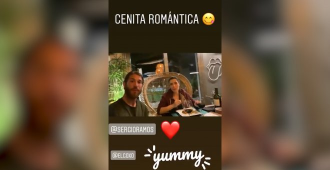 Pilar Rubio y Sergio Ramos disfrutaron de una cena romántica en casa