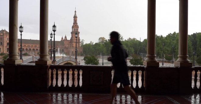 En Sevilla, la lluvia ha sido la protagonista en la fase 1