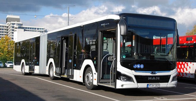 El autobús eléctrico articulado de MAN arrancará sus pruebas este año en Barcelona