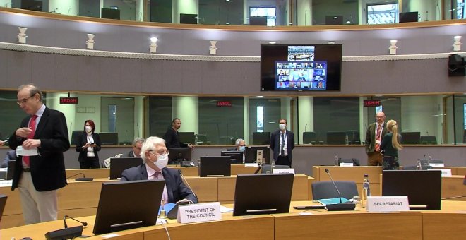 Videoconferencia de ministros de Exteriores de la UE