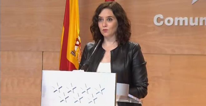 Ayuso asegura que "los madrileños son rehenes de un Gobierno que les va a llevar a la ruina"