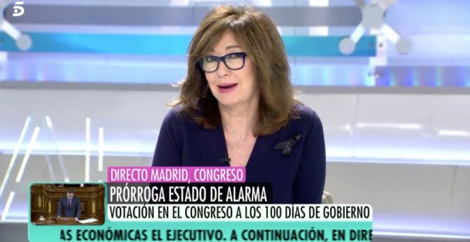 "Ana Rosa lleva muchos años y hemos aprendido a convivir con ella": críticas a la presentadora tras comparar la covid-19 con el sida