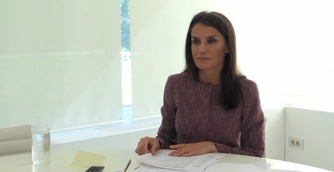 La Reina preside el Patronato de la FAD, reunido por videoconferencia