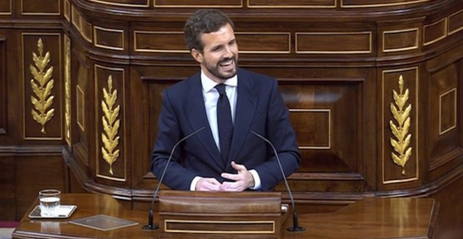 Casado recalca que el PP "no usa a ETA"